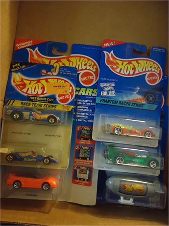6 Vintage Hot Wheels