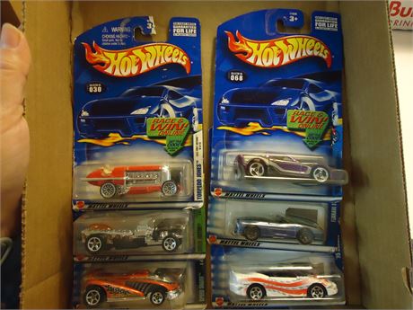 6 Vintage Hot Wheels