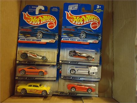 6 Vintage Hot Wheels