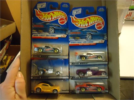 6 Vintage Hot Wheels