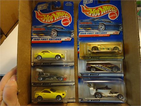 6 Vintage Hot Wheels