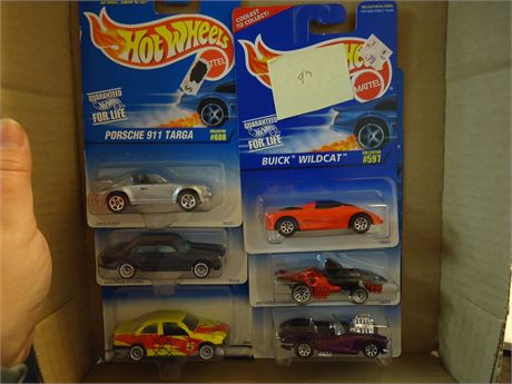 6 Vintage Hot Wheels