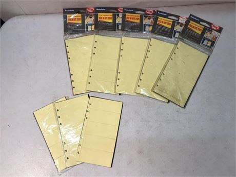 Packs of Stick on Note Strips