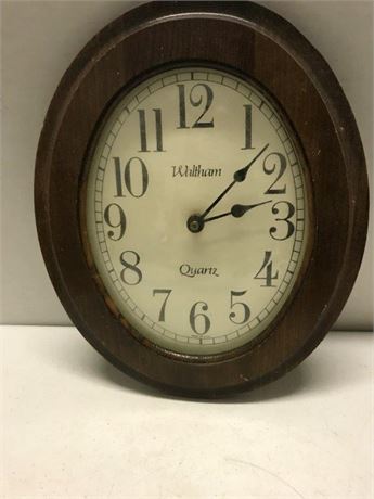 Waltham Quartz Wall Clock