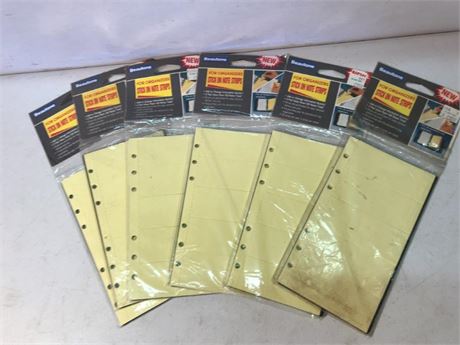 6 Packs of Stick on Note Strips