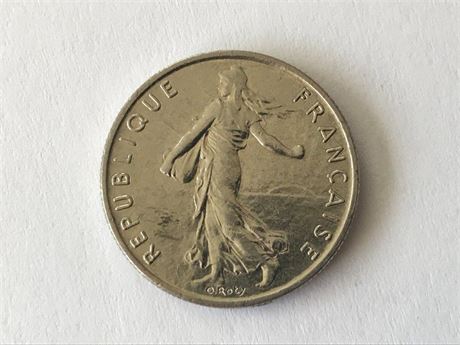 1976 France 1/2 Franc