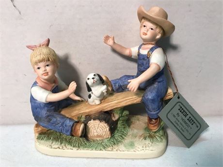 1985 Homco Denim Days "Playtime" #8827