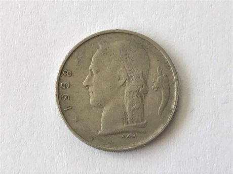 1958 Belgium 1 Franc