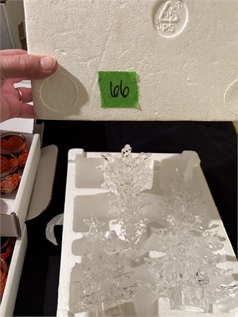 Christmas Decor, Glass Tree