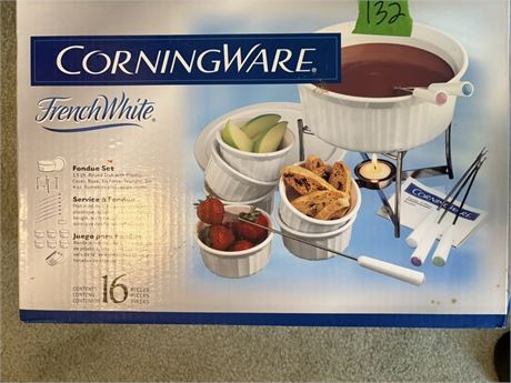 Corning Ware Fondue Set (In Box)