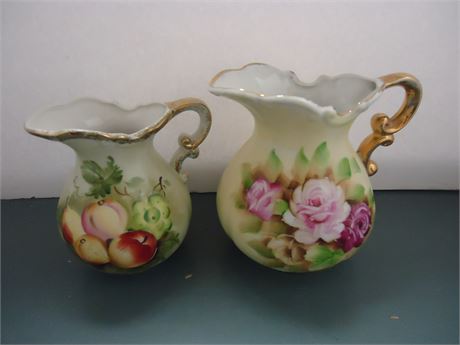 2 Vintage Pitchers. One Marked Norleans & One Marked Japan