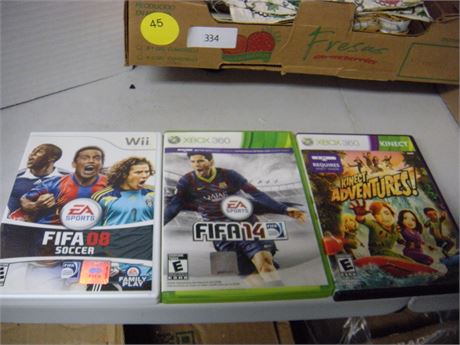 Lot of video games