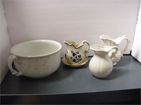 Decorative Pitchers & Misc. Glassware
