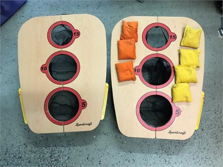 Sportcraft Fold-up 3 Hole Bean Bag Toss