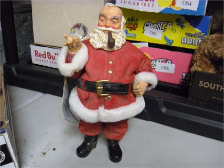 Santa and Stained Glass