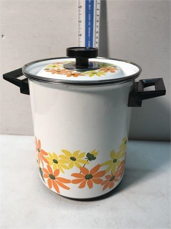 Vintage Ekco Country Garden Veggie Steamer