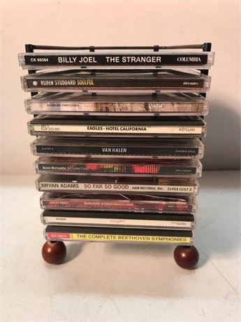 Cd's & Rack