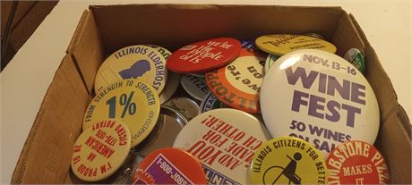 Lot Of Various Buttons
