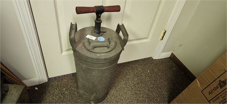 Vintage Metal 4 Gallon Hand Fire Extinguisher