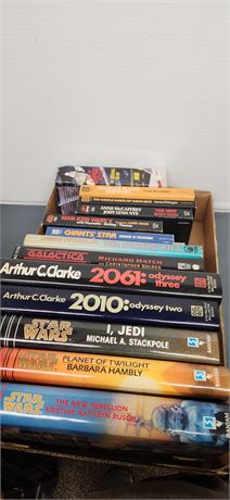 Various Books. Star Wars & Odyssey & Battlestar Galactica & Misc.