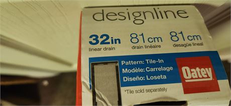 Oatey Design Line 32 In. Linear Drain