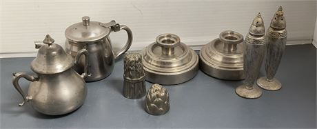 Various Pewter Items & Misc.