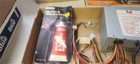 Bondo Muffler & Tailpipe Sealer & Switching Power Supply Box