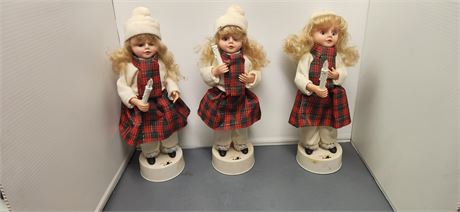 3 Girls Holding Candles