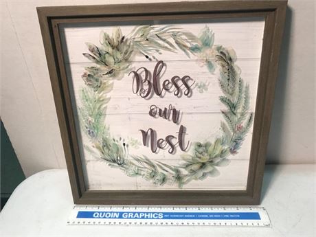 Bless Our Nest Wall Deco