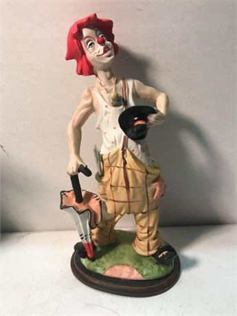 Pucci Arnart Hobo Clown Figurine Statue