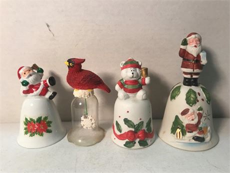 4 Christmas Bells