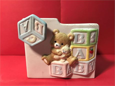 Vintage Nursery Music Box Planter