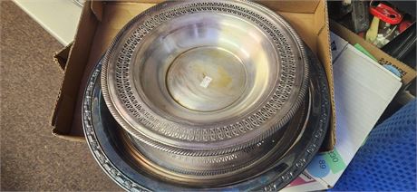 Lot Of Serving Trays