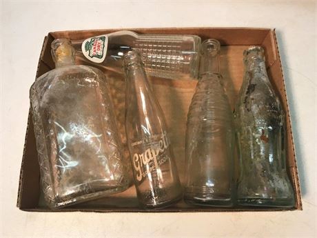Flat of Vintage Bottles