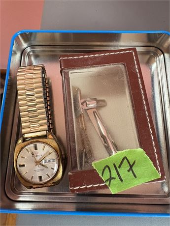 Watch, Tie Clips