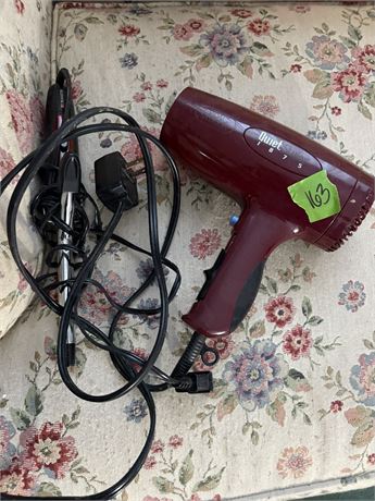 Hair Dryer, Curling Iron