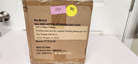KN Particulate Respirators - 3 Pack