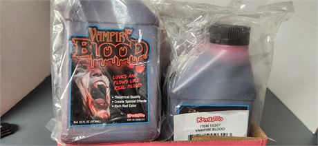 16 ounce bottles of fake blood