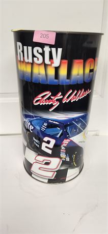 Rusty Wallace Trash Can