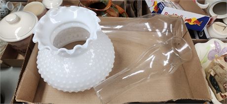 Glass Lamp Shade & Globe