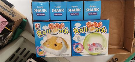 Rat Roll Orb & Funny Shark Toys