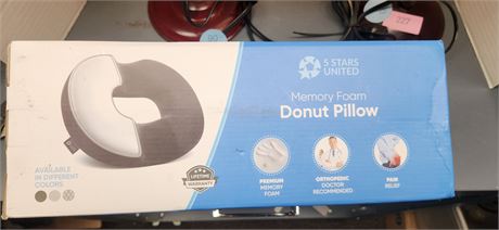 Memory Foam Donut Pillow