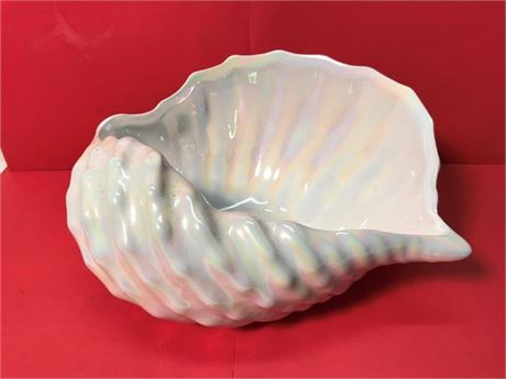 Vintage Portugal Conch Shell Shaped Dish
