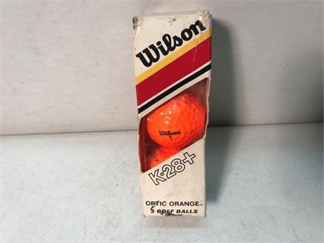 Wilson K28+ Orange Golf Ball Sleeve
