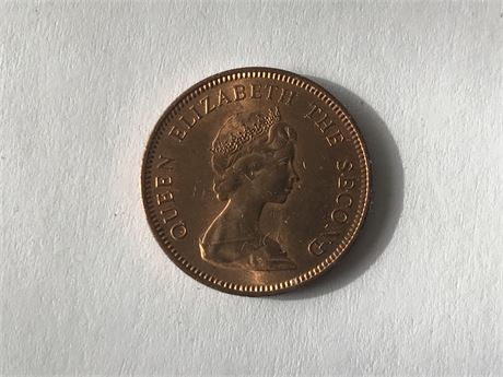 1980 Bailiwick of Jeresy One New Penny