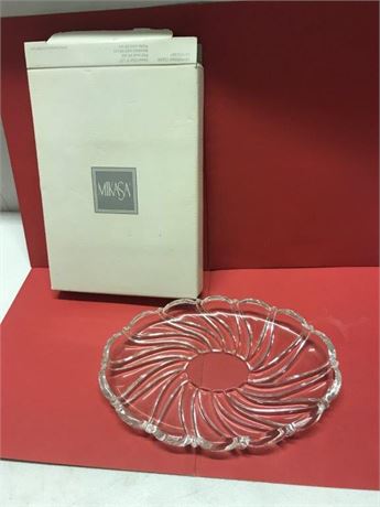 Mikasa Peppermint Clear 9 1/2" Sweet Dish