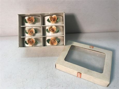 Vintage Porcelain Cost Plus, Inc. Napkin Holders