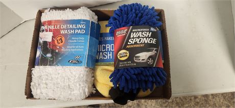 Microfiber Wash Sponge & Wash Pad & Wash Mitt