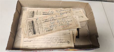 Lot Of Vintage Paperwork
