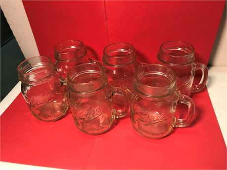 6 Ball Mason Jar Mugs